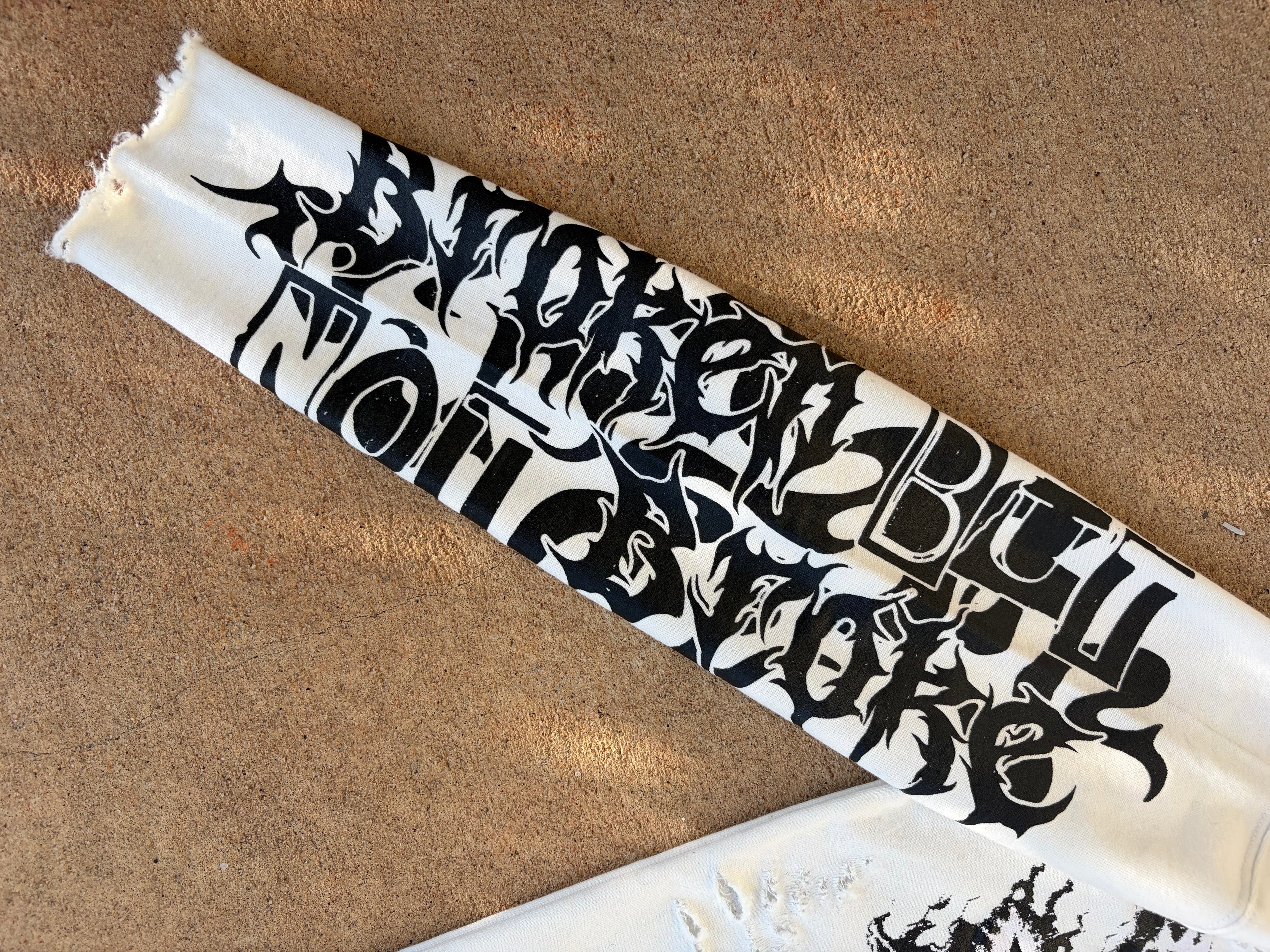 “BNB American tour” Distressed longsleeve
