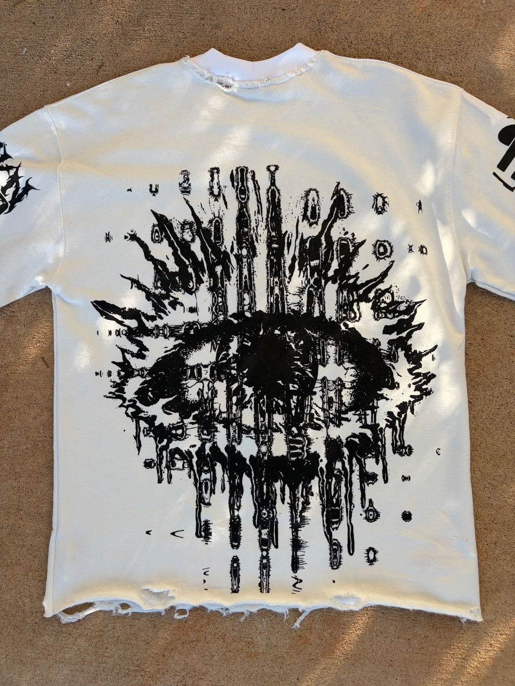 “BNB American tour” Distressed longsleeve