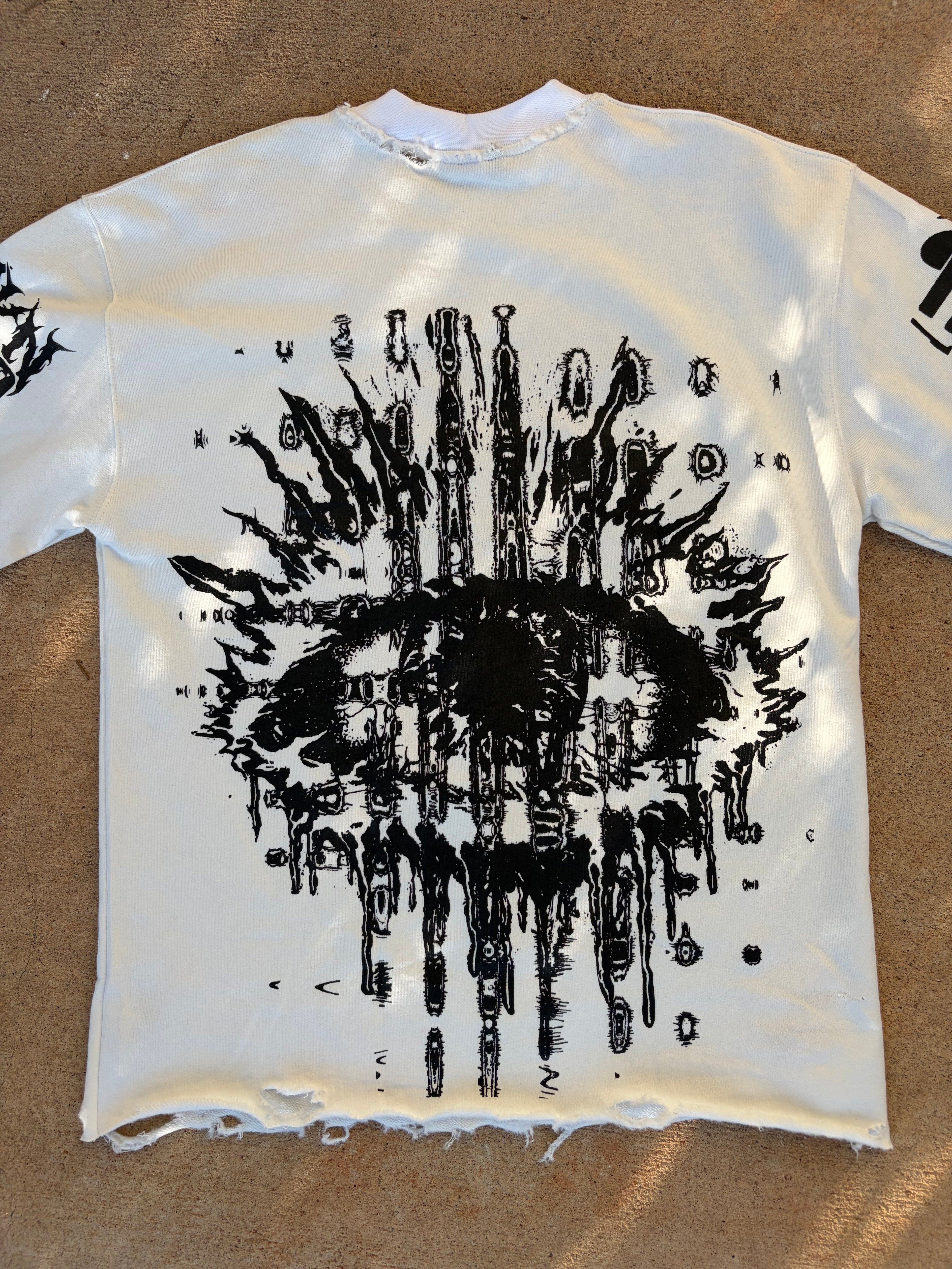 “BNB American tour” Distressed longsleeve