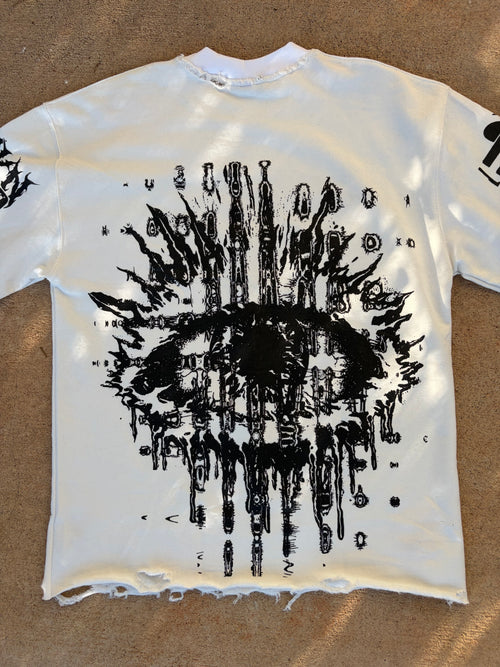 “BNB American tour” Distressed longsleeve